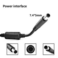 Adaptateur pour ordinateur portable, pointe ronde, 180w, 7.4mm, adaptateur secteur avec cordon d'alimentation UK US EU pour DELL Inspiron 5477 7777
