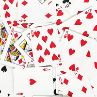 Cartes de jeu de casino de haute qualité à noyau noir, cartes à jouer personnalisées Papier et plastique disponibles