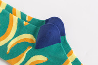 Daily Happy Chaussettes colorées personnalisées Jacquard Sox Design Chaussettes drôles Chaussettes homme heureux