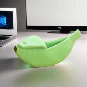 Lit pour animaux de compagnie amusant en forme de <span class=keywords><strong>banane</strong></span>, mignon et confortable, tapis pour chats, panier portable et chaud pour chiens, coussin pour chiens, fournitures pour animaux de compagnie - Product Image 1