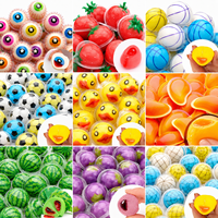 Bonbons Chinois en Gros, Vente Directe Usine, Mélange de Saveurs de Fruits, Bonbons Gélifiés 3D et 4D Fourrés à la Confiture, Halal, Personnalisables, Vente en Gros