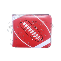 Dompet pendek portabel uniseks, dompet klip kartu kredit logo kustom berkualitas tinggi kanvas