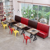 Modernes Minimalistisches Hotel-Restaurant Esszimmerstuhl und Tisch-Set mit Metall- und Holzmaterialien