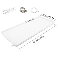 Kit de vidange universel pour climatiseur de fenêtre avec tuyau et trou de vidange