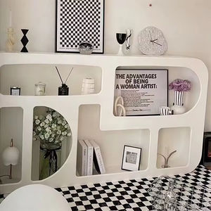 خزائن تخزين حديثة بيضاء اللون لغرفة المعيشة وغرفة النوم والشقق والفنادق - أثاث مكتبي وطعام معياري موفر للمساحة - Product Image 3