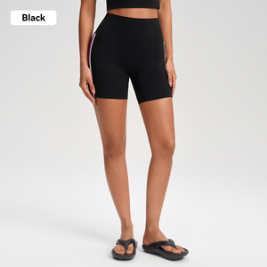 Shorts de Yoga de Cintura Alta Elástica con Efecto Tie Dye y Levantamiento de Glúteos para <span class=keywords><strong>Mujer</strong></span> - Product Image 5