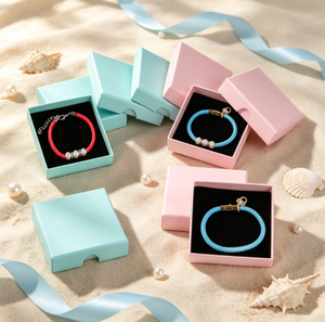Multi‑Color Square Cardboard <b>Jewelry</b> Gift Box <b>Velvet</b> Inner Tray for Bracelet Ring Earring Custom Paper <b>Jewelry</b> Packaging <b>Boxes</b> - Product Image 6