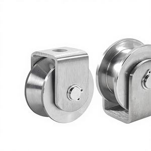 Roulements de <span class=keywords><strong>poulie</strong></span> en acier inoxydable 304 de type H, V, U, poulies de levage, poulies directionnelles - Product Image 4