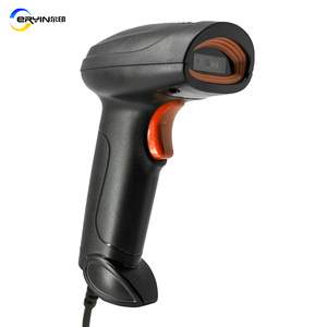Kabel gebundener Barcode-Scanner Handheld-USB-Barcode-Leser mit Stand-1D-Laser-Barcode-Scanner für das Scannen im Supermarkt - Product Image 2