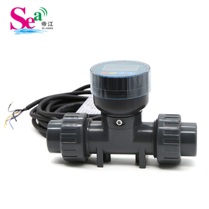 DN80 LCDタービン流量計4-20mA Modbus出力90mm PVC水流計100-3000L流量ディーゼルカウンタパドルホイール流量計 - Product Image 3