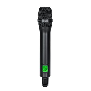 Microphone sans fil UHF professionnel à main avec écran LCD, utilisé pour le chant et les spectacles de bar - Product Image 6