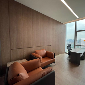 أبواب داخلية حديثة بتصميم ثلاثي الأبعاد من ميلينكو، أبواب خزائن جدارية قابلة للتخصيص بنفس اللون لغرفة المعيشة والفيلات والفنادق - Product Image 5