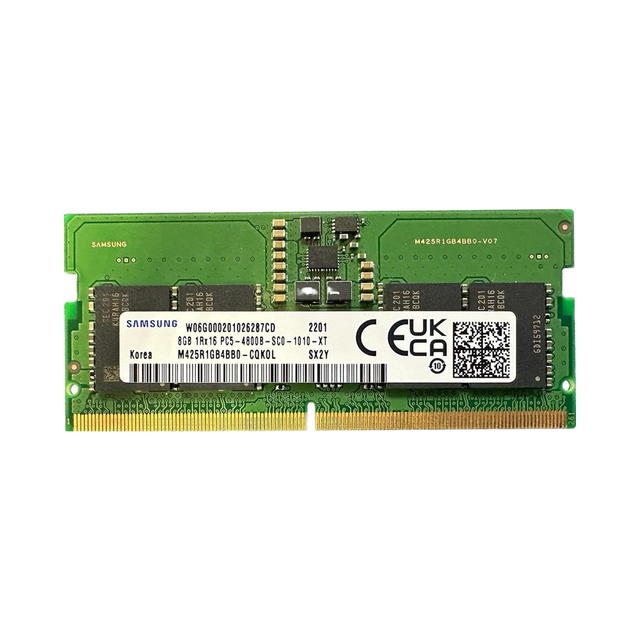 8GB DDR5 4800MHz SODIMM PC5-38400 CL40 1Rx16 1.1V 262-Pin Used Laptop RAM Memory Module (M425R1GB4BB0-CQK) (OEM)
