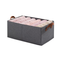 Boîte de rangement pliable multifonctionnelle en tissu, gain de place, écologique, pour cuisine, placard, tiroir, vêtements, pantalons, sous-vêtements