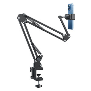 Đầu giường máy tính để bàn kẹp-Loại ba phần cantilever điện thoại di động và máy tính bảng đứng kim loại có thể gập lại điện thoại di động đứng - Product Image 5