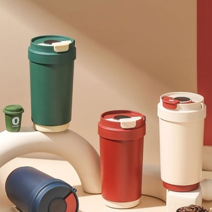 500ml /17OZ <b>Smart</b> 316 Stainless Steel Travel Coffee Mug With Ceramic Coating Liner Insulated Stainless Steel Coffee Cup - Product Image 6