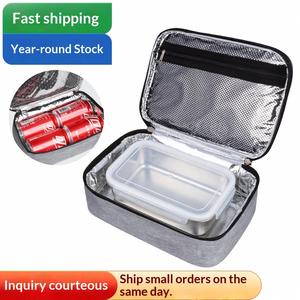 Custom Logo Portable Thermal Lunch Bag School Student Adult Small Thermal Bento Bag Men Women Insulated Lunch Bag - Product Image 6