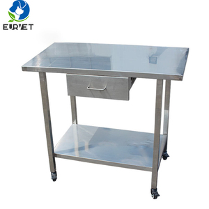 Tavolo Operatorio Veterinario di Alta Qualità EUR VET in Acciaio Inossidabile, Tavolo Diagnostico per Cani e Animali Domestici, per Cliniche Veterinarie - Product Image 4