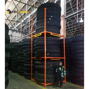 Estante de Almacenamiento de Neumáticos Apilable de Acero Resistente para Transporte Portátil en Almacenes para la Industria Automotriz - Product Image 6