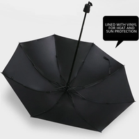 Parapluie publicitaire/cadeau moderne en tube de fer avec logo personnalisé, fermeture manuelle, pour voyage et cadeaux, diamètre ouvert 97 cm, vente en gros