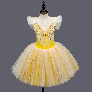 Profesional elegante tamaño personalizado niños niñas mujeres adultos Ballet rendimiento desgaste disfraces largo romántico tutú - Product Image 5