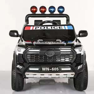 Auto Elettrica per Bambini con Telecomando <span class=keywords><strong>2</strong></span>.4G, Batteria, Plastica, Stile Polizia, 4 Ruote Motrici, per Bambini dai 3 ai 12 Anni, Vendita Calda dalla Fabbrica Cinese - Product Image 1