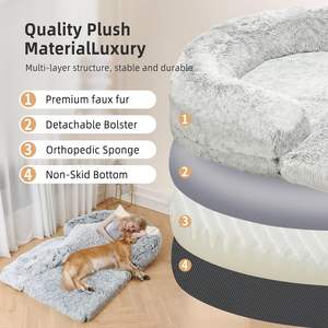 Opvouwbaar Hondenbed Voor Menselijke Gigantische Menselijke Hondenbed Hondenbedden Met Deken Uit China - Product Image 3