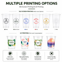 Gobelets jetables en PET de 18 oz (560 ml) à paroi simple, écologiques, sans PFAS, sans BPA, pour boissons chaudes/froides, café et thé Boba