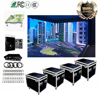 Pantalla LED P1.8 para Interiores, Resistente al Agua, Video Digital Interactivo, Pista de Baile, Pantalla LED para Aeropuertos y Salas de Exposiciones, 1 Año de Garantía