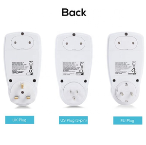 Compteur de puissance numérique CA, prise de mesure de la consommation énergétique, analyseur de coût de l'électricité, prise EU/US/UK, moniteur de puissance - Product Image 3