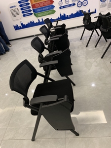 Chaise de réunion de bureau moderne de haute qualité pour étudiants avec tablette d'écriture, idéale pour l'école, la maison, le bureau, l'hôpital et la chambre. - Product Image 6