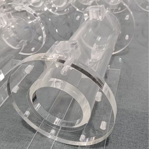 Lucite Round Acrylic Testing Water Tank with Transparent Electrolytic Cell and High Precision Processing for Water Testing - Product Image 3