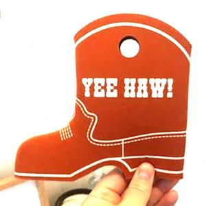 Promotional Neoprene Cowboy Boot Can <b>Coolers</b> Beer Coolie with Custom Printing for Wedding - Product Image 5