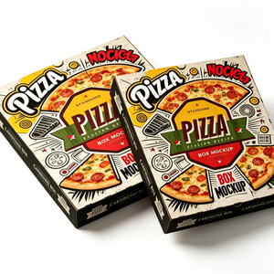 Scatola per Pizza Biodegradabile con Logo Personalizzato, Imballaggio <span class=keywords><strong>Alimentare</strong></span> in Cartone Ondulato Kraft, Fornitore all'Ingrosso - Product Image 5
