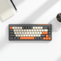 COOCAA CAK 61 Koneksi Tiga Mode 61-Key Mechanical Feel Plug-and-Play Keyboard dan Mouse Set untuk Komputer PC dan Laptop