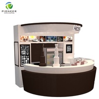 Kiosque à café intérieur sur mesure, directement de l'usine Pioneer, pour centre commercial