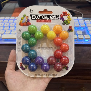 Juguete Antiestrés, Bola Mágica Colorida, Juguete Educativo para Niños, Alivio del Estrés, Bola Mágica 3D de Descompresión - Product Image 4