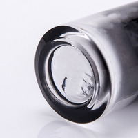 Botella con tapa de metal y plata, frasco con cuentagotas superior para tintura de suero y cosméticos, 20, 30, 40, 50, 60 ml