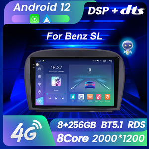 <span class=keywords><strong>Autoradio</strong></span> M6 PRO Android 12 2K QLED BT5.1 2din, navigateur de voiture pour <span class=keywords><strong>Mercedes</strong></span> SL <span class=keywords><strong>R230</strong></span> SL350 SL500 SL55 SL600 SL65 2001-2007 - Product Image 2