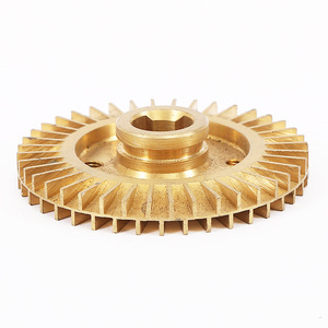 定制加工铜质水泵叶轮单双面全规格可定制80*8泵配件 - Product Image 5