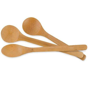 ชุดช้อนไม้ไผ่ 3 ชิ้น อุปกรณ์ครัวน้ำหนักเบาสำหรับทำอาหาร - Product Image 4