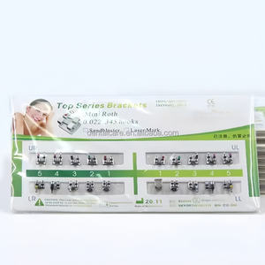 Brackets Ortodontici Manuali <span class=keywords><strong>Roth</strong></span> 022 in Metallo MIM del Produttore XIEJIAN - Product Image 1