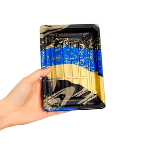 Bandeja de plástico desechable rectangular para embalaje de Sushi, contenedor de Sushi para mascotas con tapa, barato