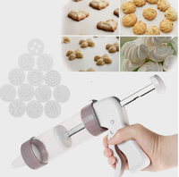 Pistolet à biscuits DIY, seringue à pâtisserie, extrudeuse, buses, glaçage, tuyau à crème, machine à biscuits, outils pour gâteaux