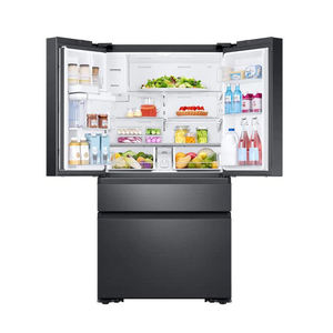 Frigorifero Elettrico French Door di Alta Qualità con Dispenser d'Acqua, Ventilato, 628L, No Frost, in Acciaio Inox, 4 Porte per Uso Domestico e Alberghiero - Product Image 1