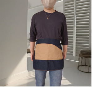 Niuweili - Delantales de Mezclilla Lavada sin Mangas para <span class=keywords><strong>Hombre</strong></span> y Mujer, Modelo A3006 Multicolor, para Camareros y Chefs de Cafeterías - Product Image 1