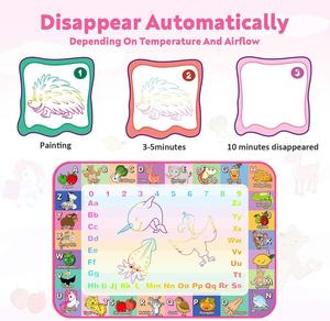 Karikatür harfler çocuk sihirli su boyama bez sınır ötesi en çok satan renkli boyama ve Doodling oyuncaklar 1PC90cm * 60cm - Product Image 4