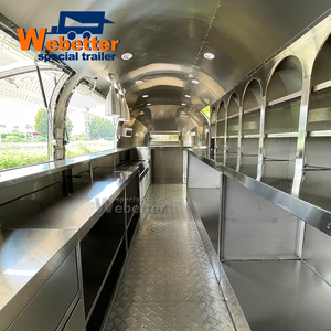 Carrito de Comida Rápida Móvil Webetter para Jugos, Cerveza, Postres, Donuts, Hot Dogs y Pizza, con Parrilla y Freidora - Product Image 6