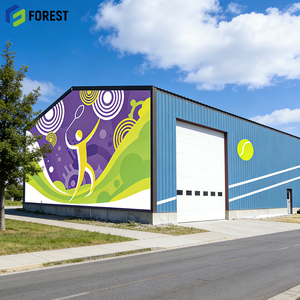 Estructura de Acero Temporal de Alta Resistencia para Pabellón de Tenis, Edificio Comercial de Acero de Gran Envergadura, Duradero, Rentable y Personalizable - Product Image 1