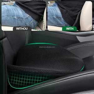 Cojín para asiento de coche, almohada de soporte Lumbar de malla 3D transpirable, cojín ergonómico para silla de oficina - Product Image 1